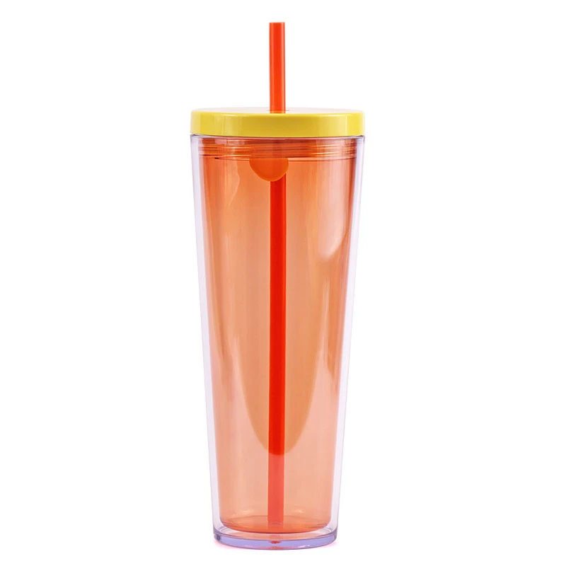Classic Acrylic Tumbler With Lid And Straw